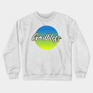 Godbless Ukraine Crewneck Sweatshirt